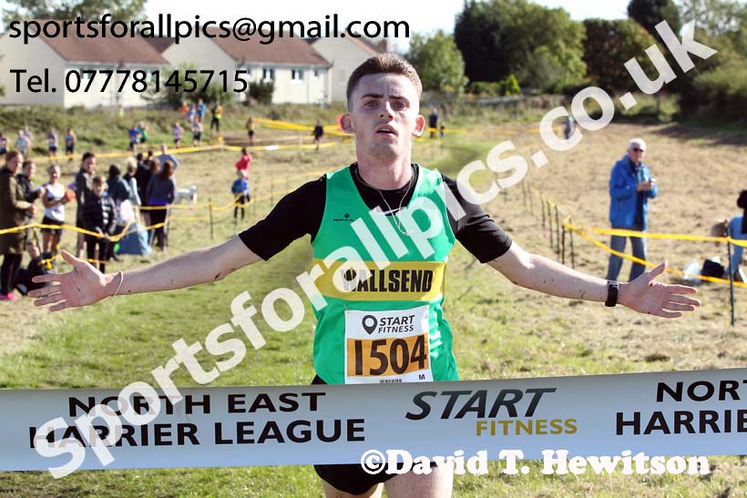 Senior mens 2019 Start Fitness Harrier League, Wrekenton, Gateshead. Photo: David T. Hewitson/Sports for All Pics